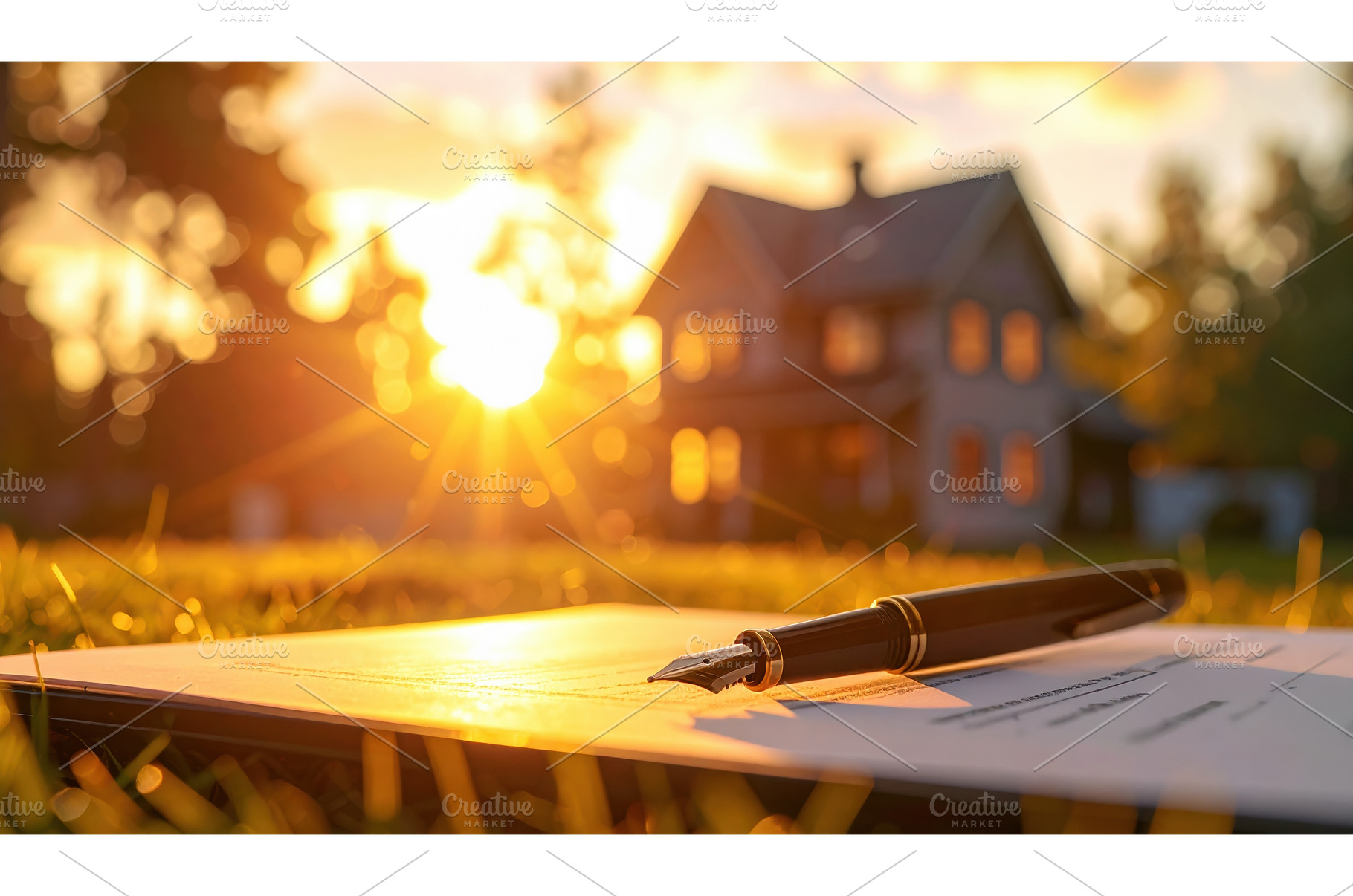 Fountain pen resting on paper, a Business Photo by Igor Tichonow