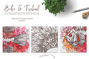 Boho And Tribal Graphic Collection, an Illustration by alexrockheart (Thumbnail 9 of 9)