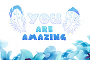 Blue Bubblegum: 4 in 1, a Sans Serif Font by Daria Volyanskaya (Thumbnail 3 of 7)