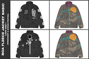 Boa Fleece Jacket Basic - Mockup, a Hoody Mockup by DaldSgh (Thumbnail 2 of 11)