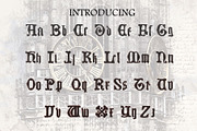 THORN, a Blackletter Typeface, a Blackletter Font by Dene Studios (Thumbnail 2 of 4)