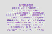 Sansterdam Color Font, a Sans Serif Font by NREY (Thumbnail 5 of 6)