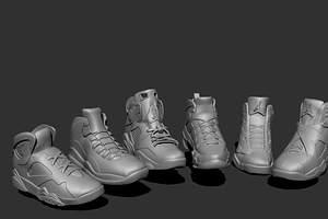 BIG JORDAN SET Low-poly