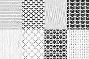 Hipster doodle set + 24 patterns, a Pattern Graphic by artnLera (Thumbnail 3 of 5)