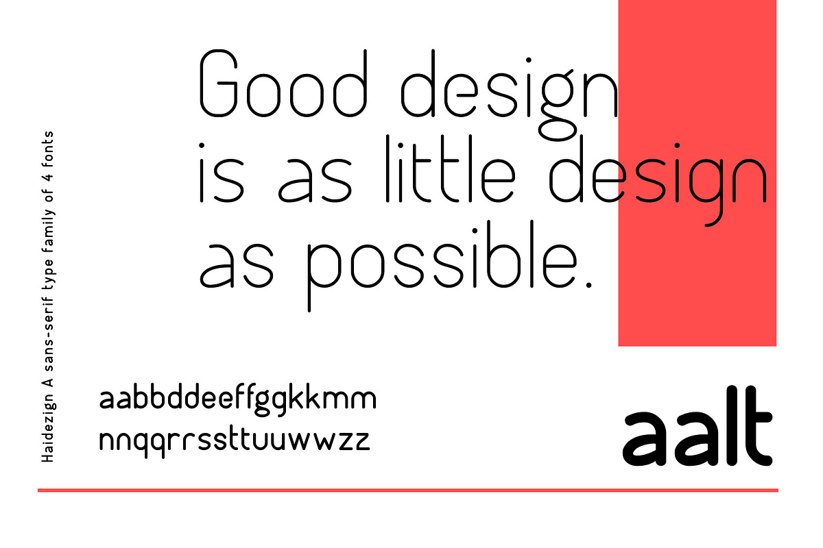 Haidezign Sans Serif, a Sans Serif Font by Krakenbox Studio (Photo 6 of 7)