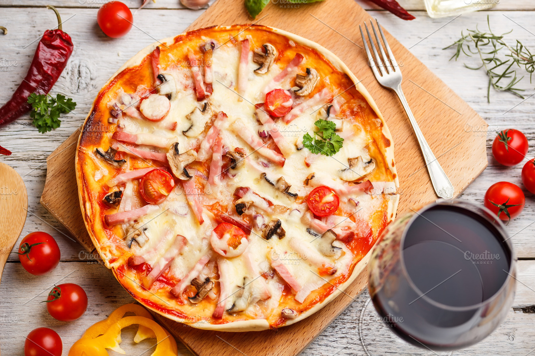 Ham Pizza