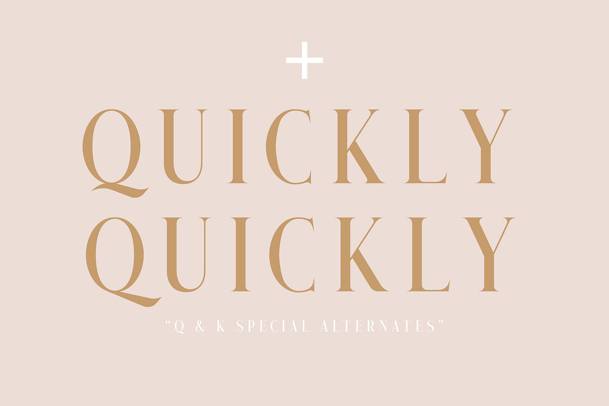 Qualey - Elegant Serif Font preview 4
