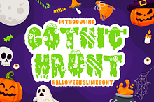 Gothic Haunt -  Halloween Slime Font