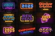 Neon Photoshop Text Effects bundle, an Action Add-On by Chipshpow Graphics (Thumbnail 6 of 6)