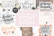 Farmhouse Font Bundle, a Script Font by Blush Font Co. (Thumbnail 1 of 22)