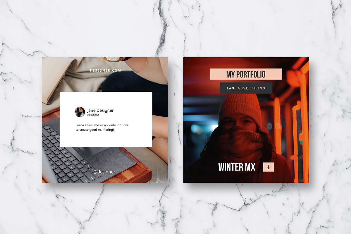 Freelance Designer Instagram Creator, a Social Media Template by Design District (Photo 9 of 14)