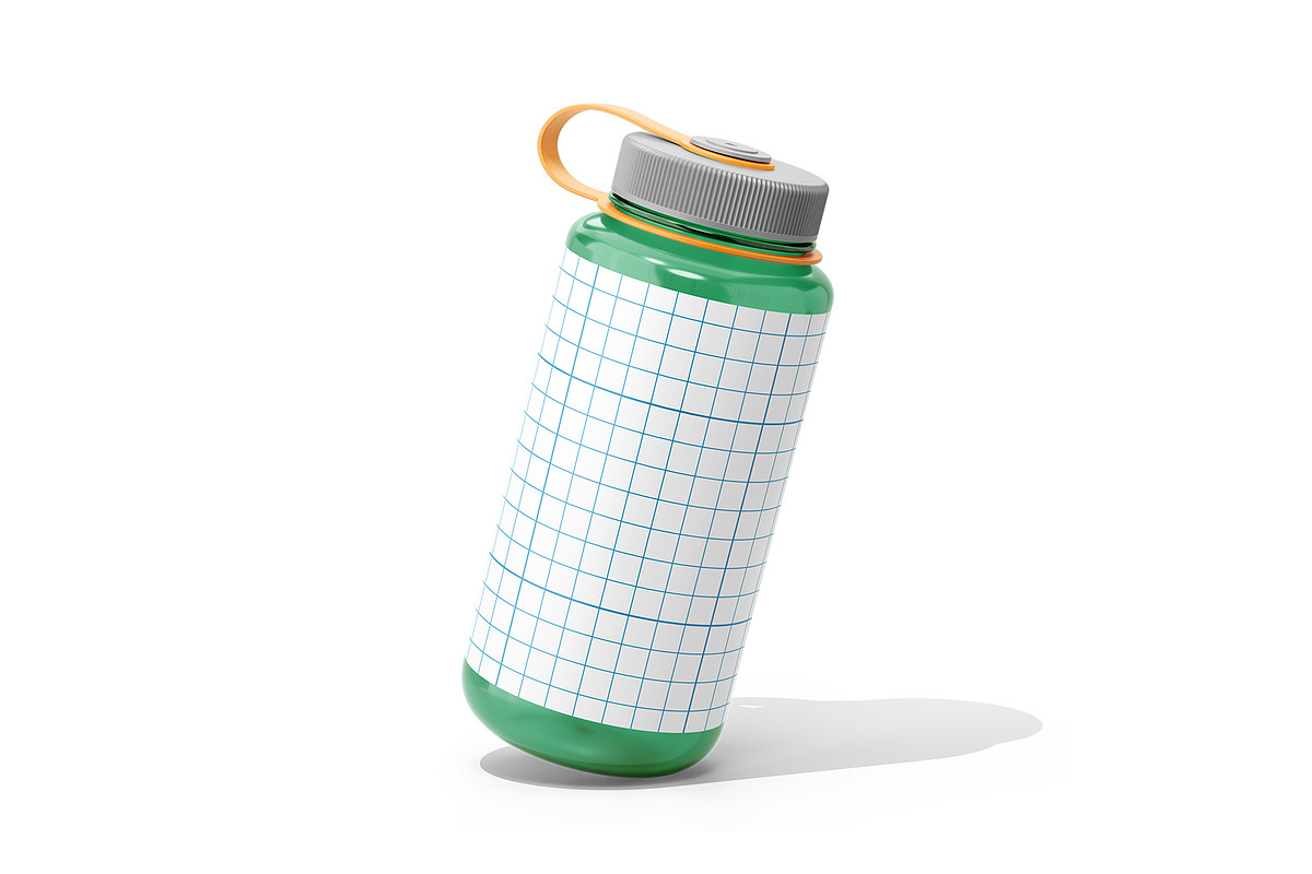 Wide Mouth Water Bottle Mockup, a Packaging Mockup by Akebareee (Photo 2 of 3)