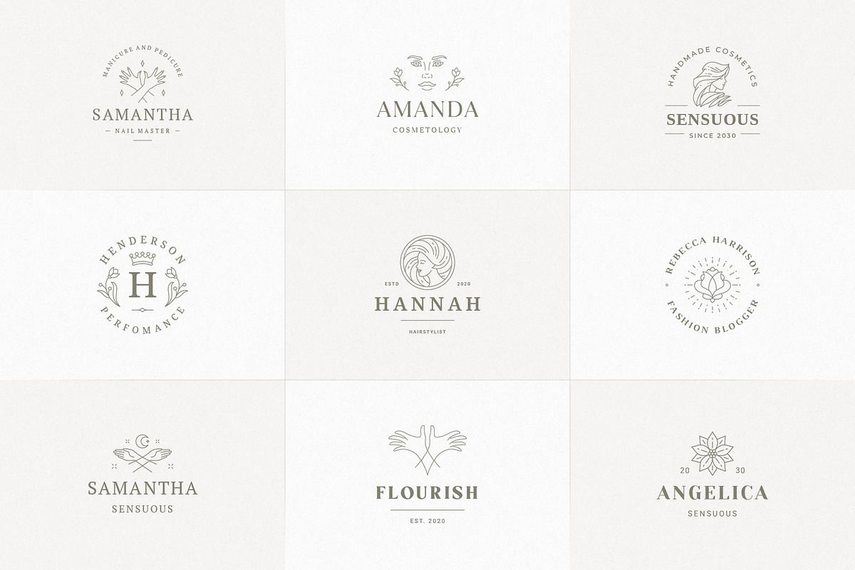 36 Elegant Logo Templates | Canva, a Branding & Logo Template by Vasya Kobelev (Photo 3 of 10)