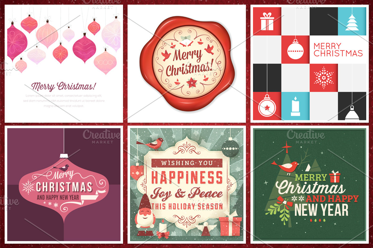 Christmas Bundle, a Decorative Illustration by Mera Pixels (Photo 4 of 10)