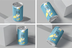 Soda Can Mockups, a Product Mockup by megostudi0
