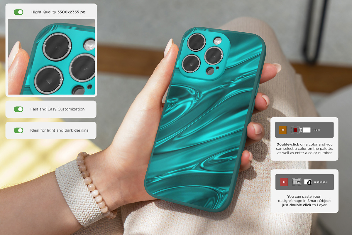 iPhone 14 Pro Case Mockup's, a Product Mockup by Olg Store (Photo 9 of 12)