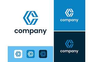 Letter C Hexagon Modern Logo, a Branding & Logo Template by ika trisiana