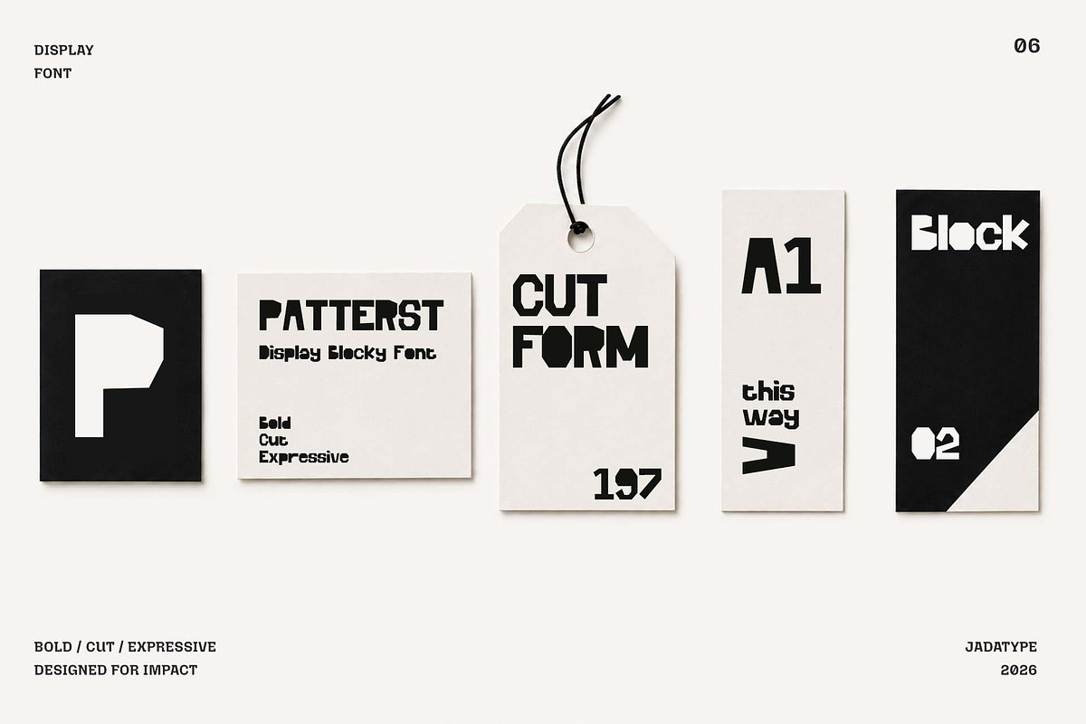 Patterst – PaperCut Display Font, a Symbol Font by Jadatype.id (Photo 6 of 8)