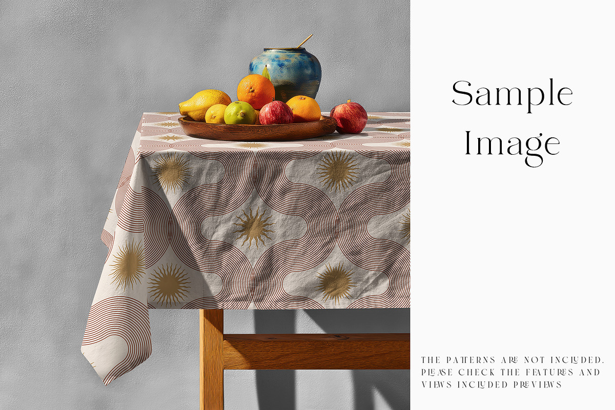 Square Tablecloth Mockups, a Household Mockup by mock-ups (Photo 11 of 28)