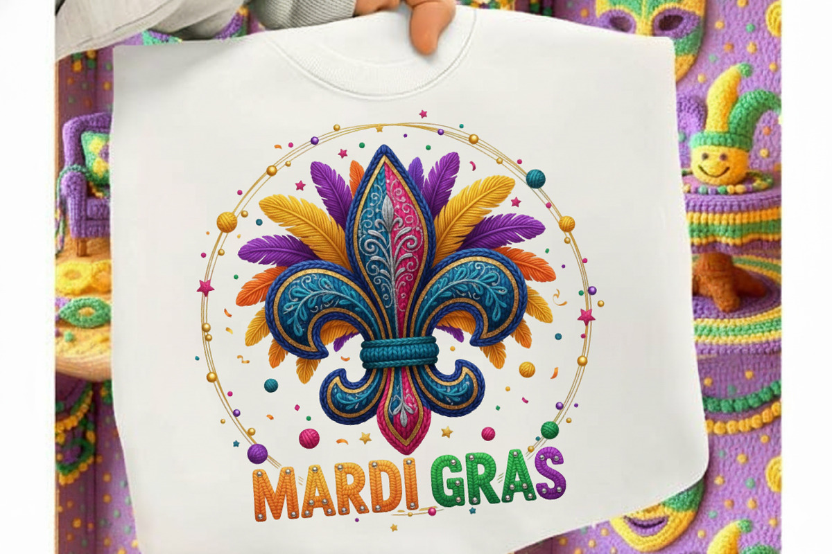 Fleur De Lis Yarn Png Mardi Gras, an Illustration by designcity5 (Photo 1 of 9)