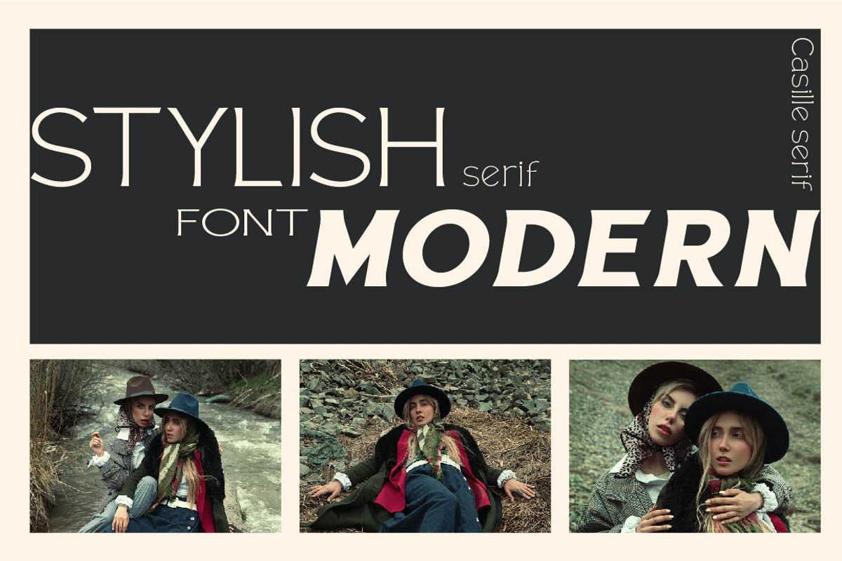 CASILLE - Serif Family, a Serif Font by Olexstudio (Photo 3 of 7)