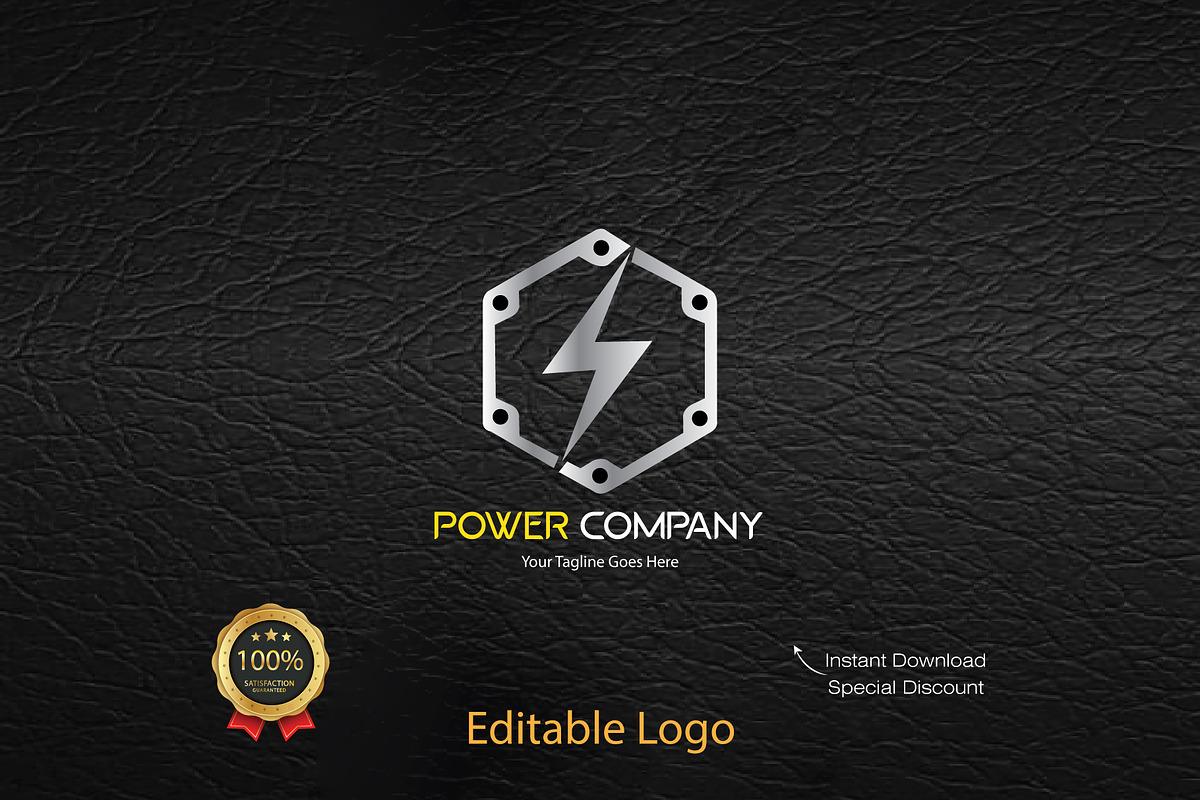 Electrical Company Logo Design, a Branding & Logo Template by YUDesignStore (Photo 1 of 6)