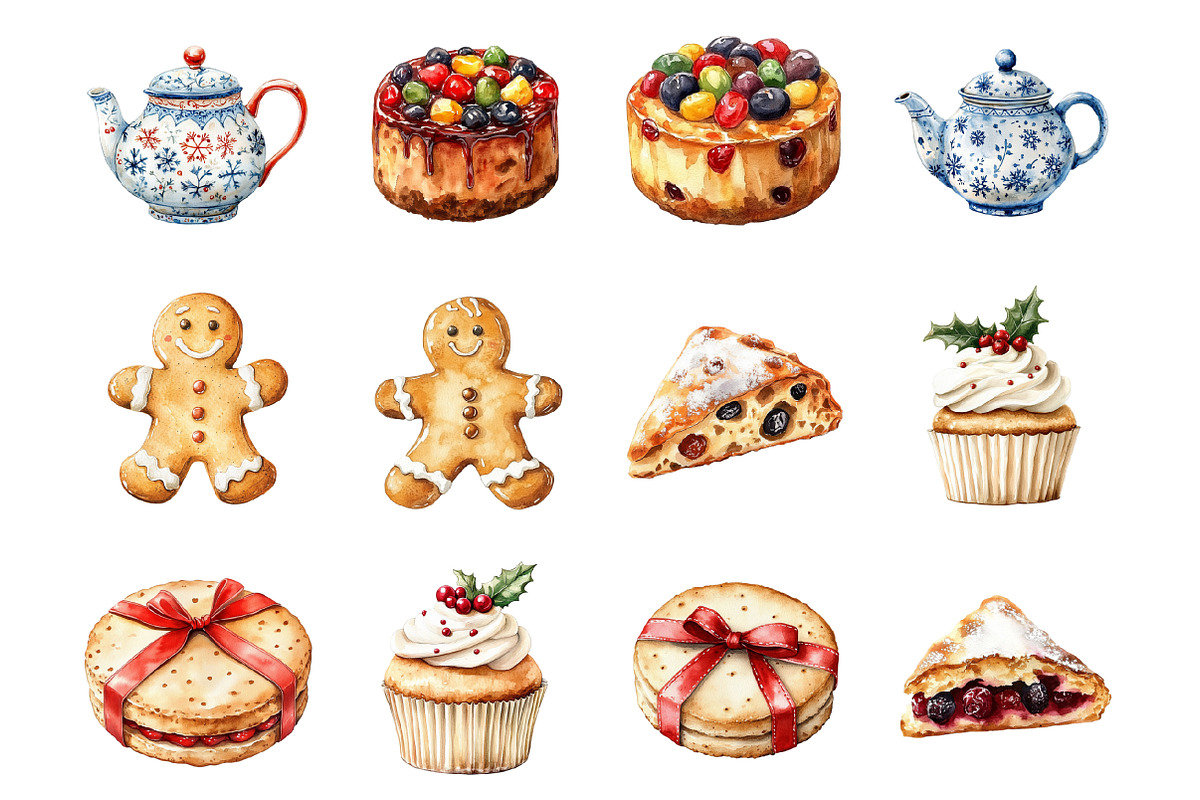 Cozy Christmas Breakfast Clipart, a Graphic by CitraGraphics (Photo 3 of 3)