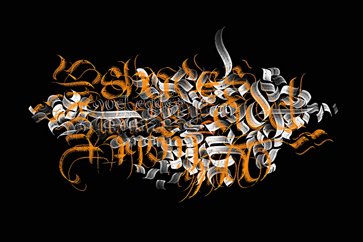 Blackletter Pro Brushes / Procreate, a Brush Add-On by the Fontmaker (Photo 12 of 19)