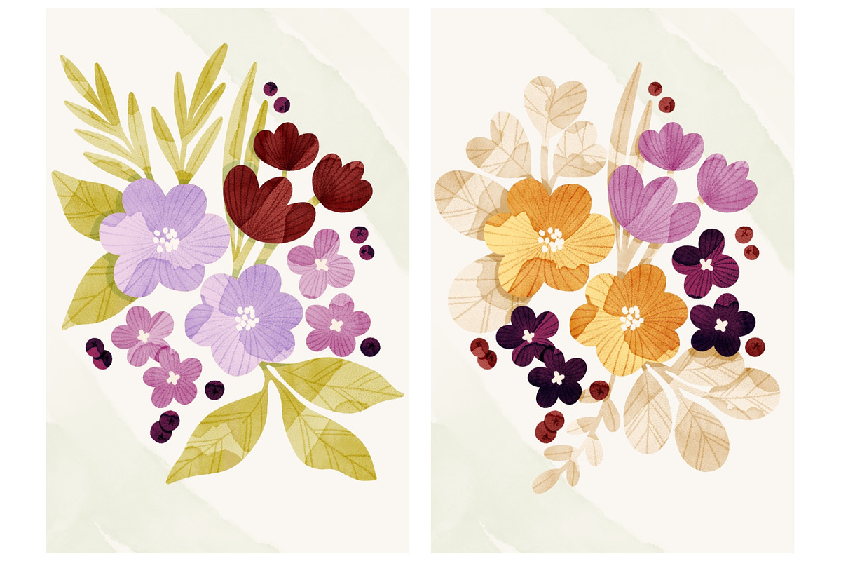Floral Poster Creator, a Decorative Illustration by Helga Wigandt (Photo 6 of 6)
