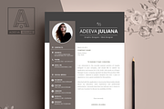 Modern Resume Template Julianna, a Resume Template by AdeevaResume (Thumbnail 4 of 4)