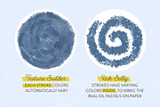 Oil Pastel Procreate Brushes 9x, a Brush Add-On by Esther Nariyoshi (Thumbnail 5 of 10)