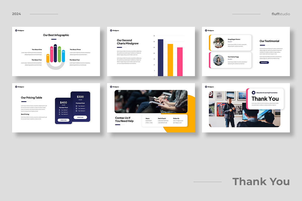 Education Powerpoint Template, a Presentation Template by fluffstudio (Photo 6 of 6)
