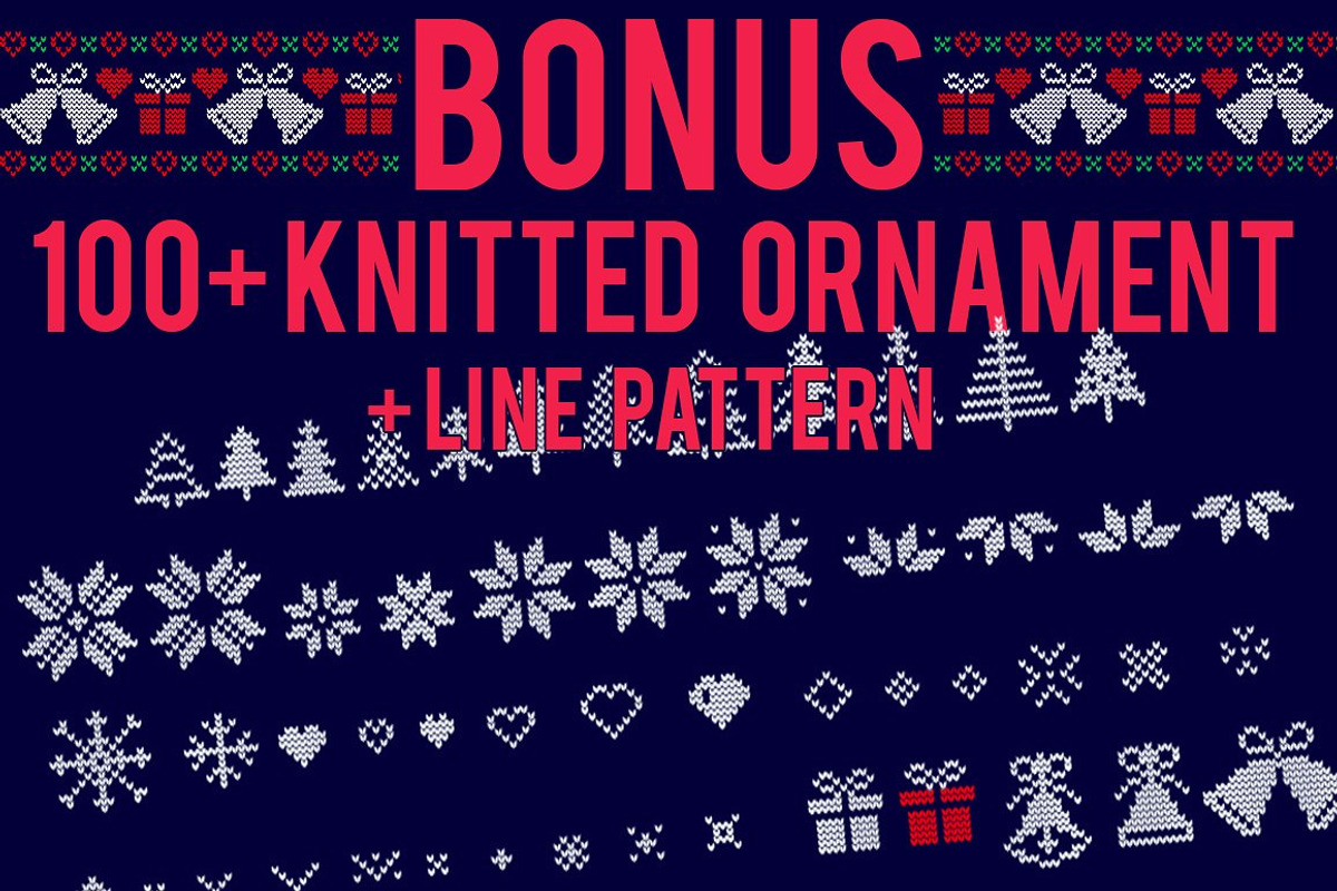 Ugly Sweater Christmas Bundle 70%OFF, an Action Add-On by beetlepixels (Photo 8 of 11)