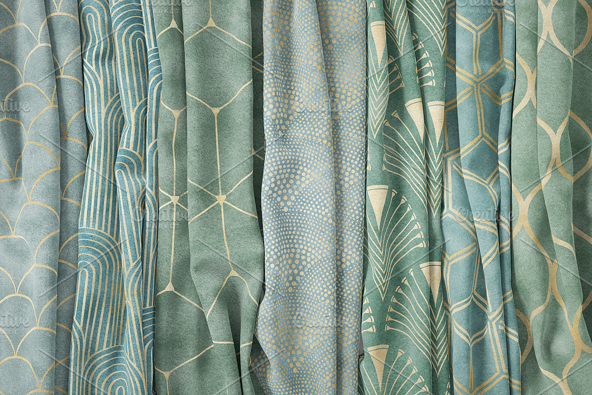 ART DECO Geometry Patterns, a Pattern Graphic by Alisa Fimen Design (Photo 10 of 12)