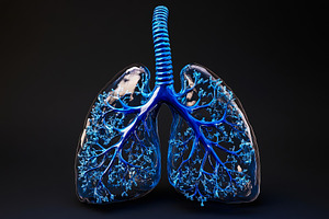 3D Render of Human Lungs, a Health & Medical Photo by Ales Munt