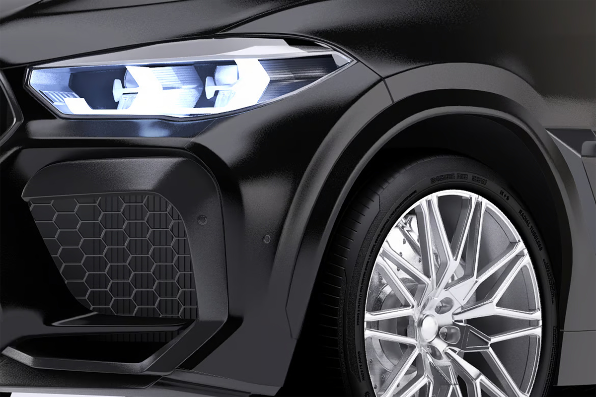 BMW X6 Car 4 Mockup, an Advertising Mockup by Se٧enStudio (Photo 7 of 7)