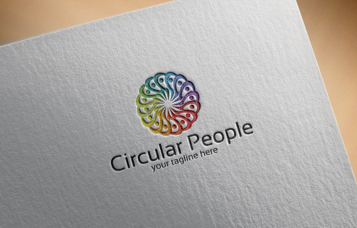 Circular People – Logo Template, a Branding & Logo Template by Alfam17