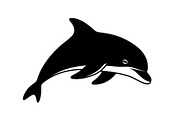 Dolphin Jumping Silhouette Vector, an Illustration by Designs_River (Thumbnail 28 of 51)