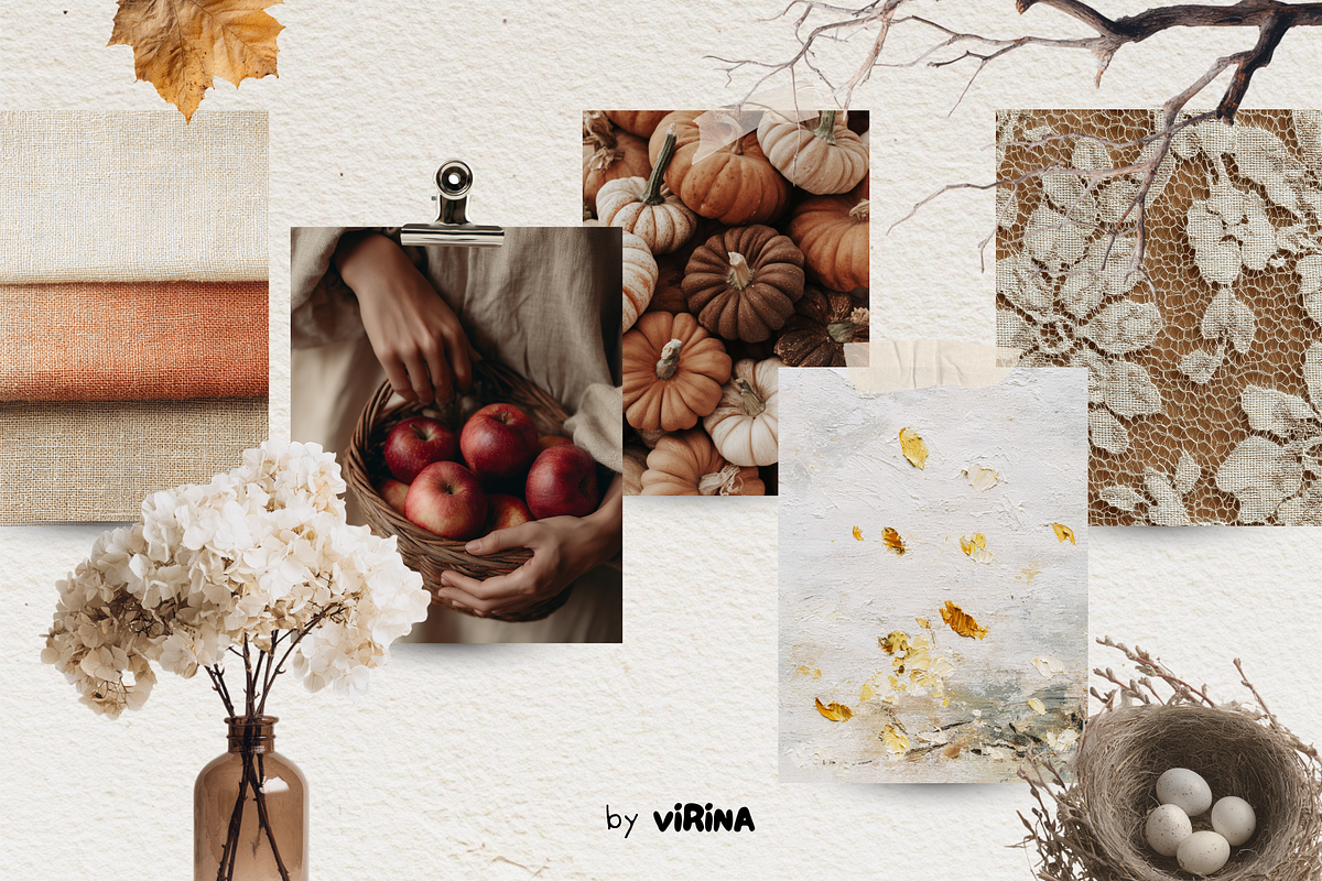 Autumn memories collage pack, an Object Graphic by VirinaDesign (Photo 12 of 13)