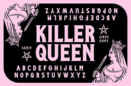 Killer Queen Display Font