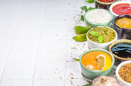 Set of various classic sauces, a Food & Drink Photo by Rimma