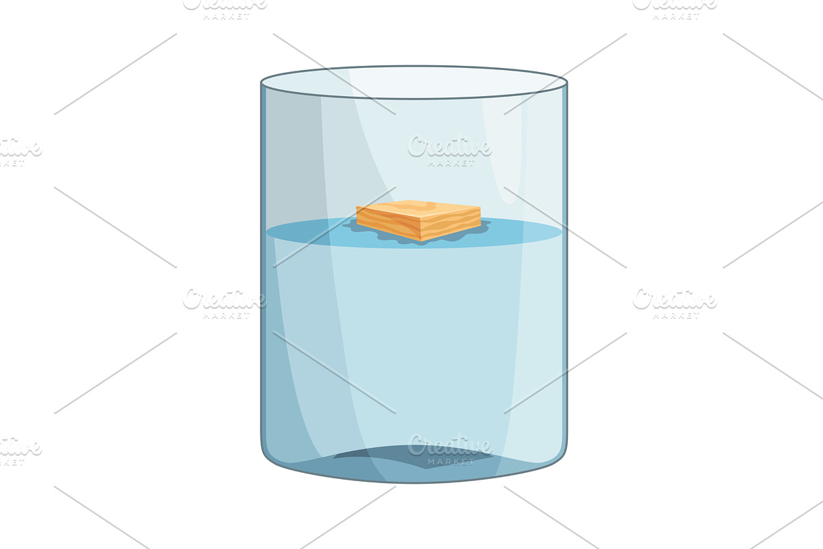 Archimedes principle, an Illustration by Things for designers