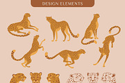 Land Of Cheetah graphic collection, an Illustration by 12pm-am (Thumbnail 4 of 12)