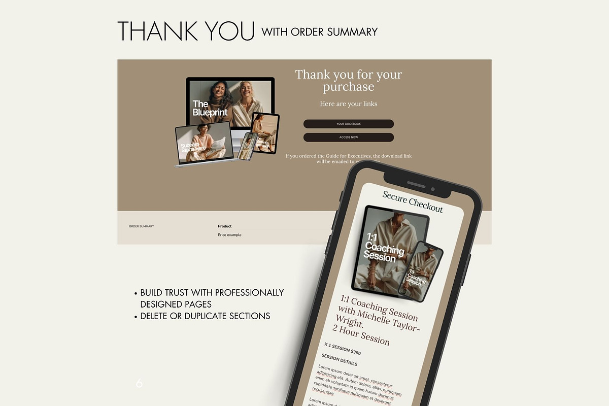 Systeme.io Premium 6 Step Sales Funnel preview 8