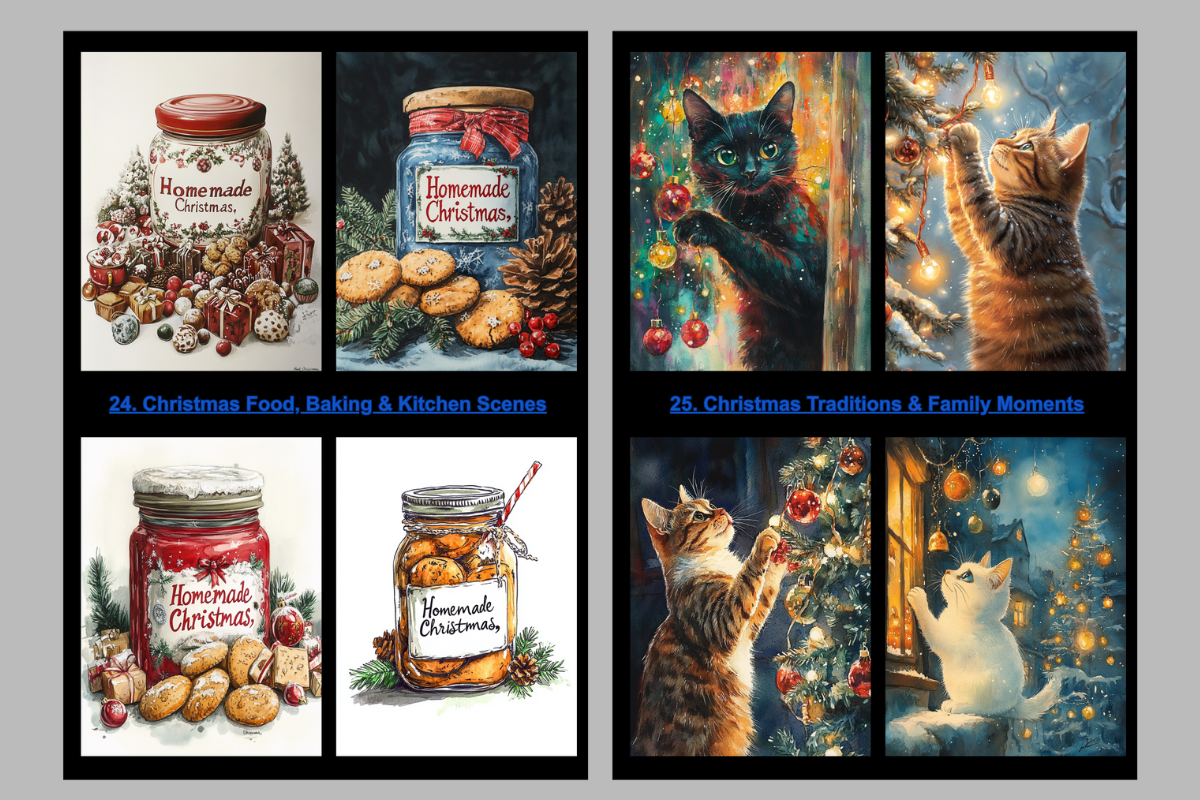 2000+ Christmas & Winter AI Prompts, an Object Graphic by Daffodil Dream Studio (Photo 6 of 6)