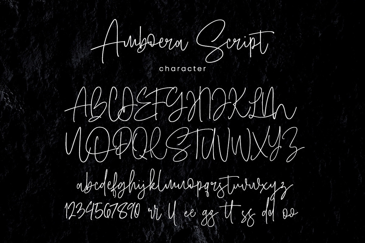 Amboera Script, a Script Font by Thirtypath Studio (Photo 7 of 7)