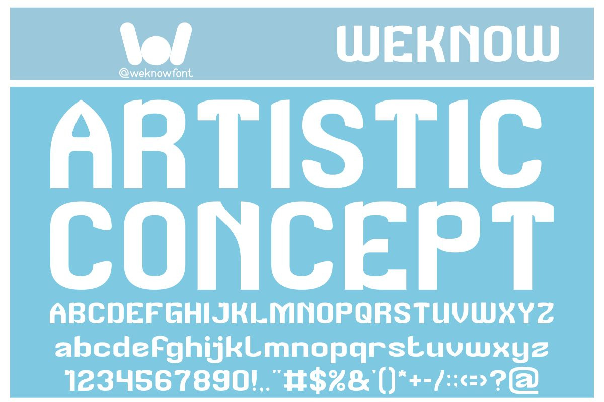 Creative Image font, a Sans Serif Font by weknow (Photo 2 of 8)
