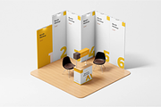 Booth Mockup, an Advertising Mockup by Xtrahive (Thumbnail 1 of 2)