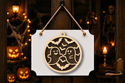 Halloween Suncatcher SVG, a Work Illustration by Digital Artistic99 (Thumbnail 4 of 4)