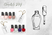 Makeup & cosmetics: nails, an Object Illustration by MsFlaffy (Thumbnail 7 of 8)